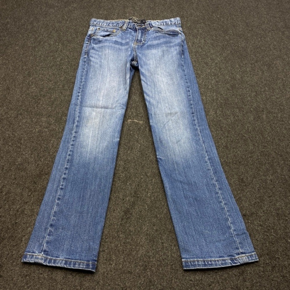 Lucky Brand Authentic Skinny Jeans Girls 14 Blue Medium Wash Adjustable Waist